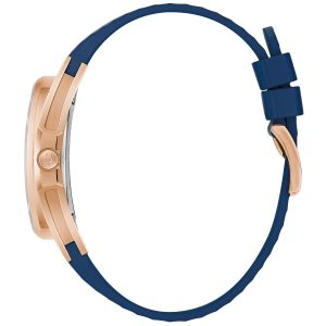 Reloj Bulova Mujer Curv. Silicona Azul 97P174