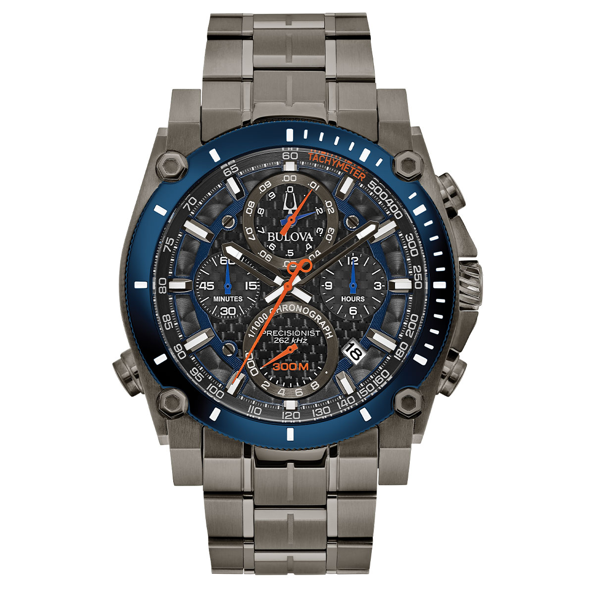 Reloj Bulova Hombre Icon. Acero Inoxidable Negro 98B343