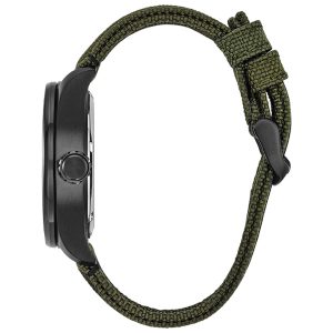 Reloj Citizen Hombre Garrison. Textil Verde BU2055-16E