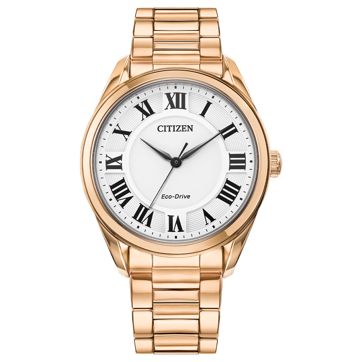 Reloj Citizen Mujer Arezzo. Acero Inoxidable Oro Rosa EM0973-55A