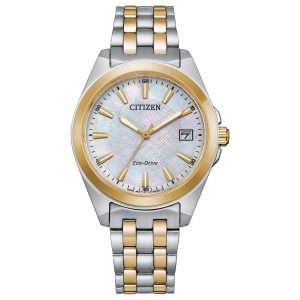 Reloj Citizen Mujer Dress Classic. Acero Inoxidable Plateado EO1224-54D