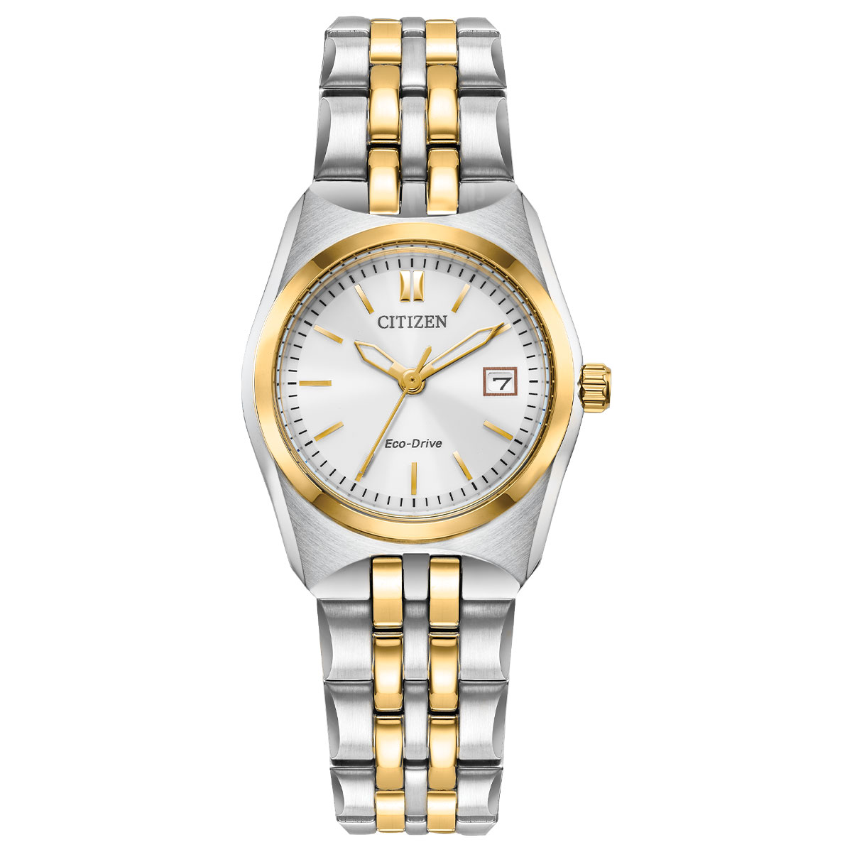 Reloj Citizen Mujer Dress Classic Eco. Acero Inoxidable Plateado EW2299-50A