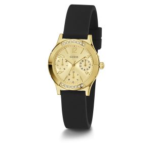 Reloj Guess Mujer Piper. Silicona Negro GW0451L1