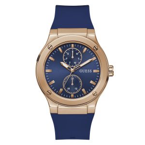 Reloj Guess Hombre Jet. Silicona Azul GW0491G4