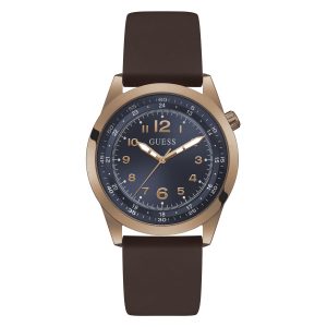 Reloj Guess Hombre Max. Silicona Café GW0494G3