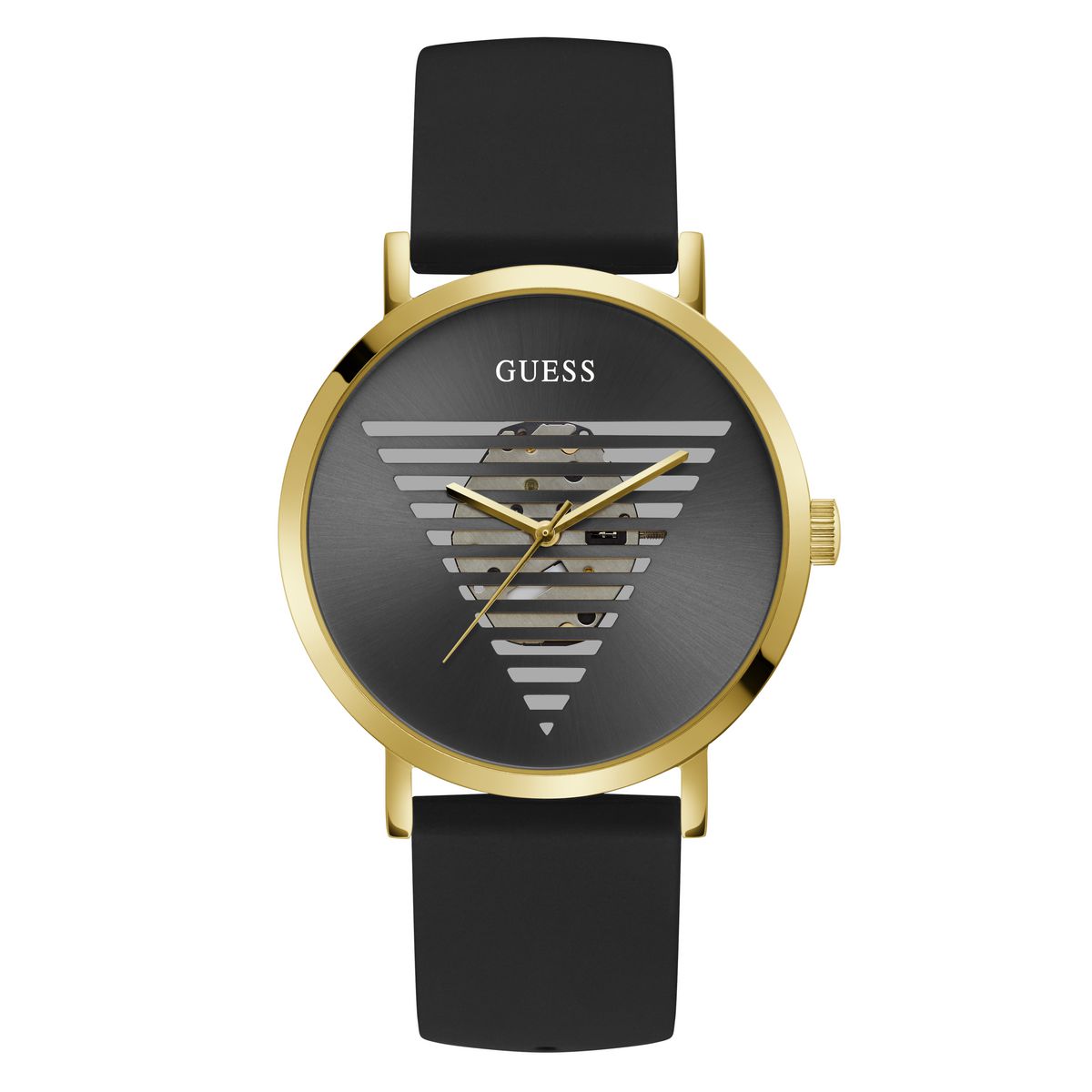 Reloj Guess Hombre Idol. Silicona Negro GW0503G1