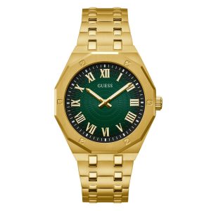 Reloj Guess Hombre Asset. Acero Inoxidable Dorado GW0575G2