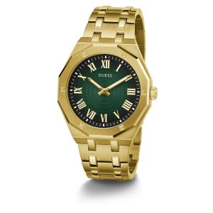 Reloj Guess Hombre Asset. Acero Inoxidable Dorado GW0575G2