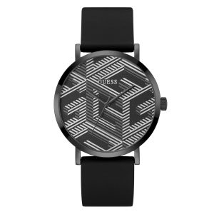 Reloj Guess Hombre G Bossed. Silicona Negro GW0625G3