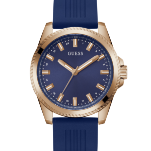 Reloj Guess Hombre Champ. Silicona Azul GW0639G3