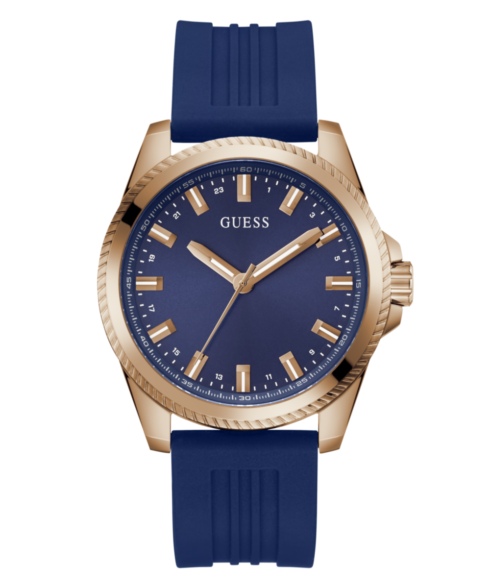 Reloj Guess Hombre Champ. Silicona Azul GW0639G3