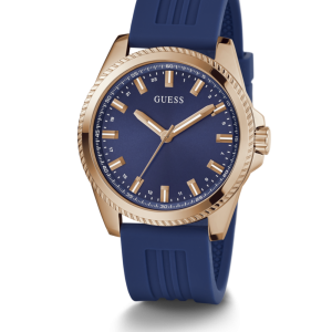 Reloj Guess Hombre Champ. Silicona Azul GW0639G3