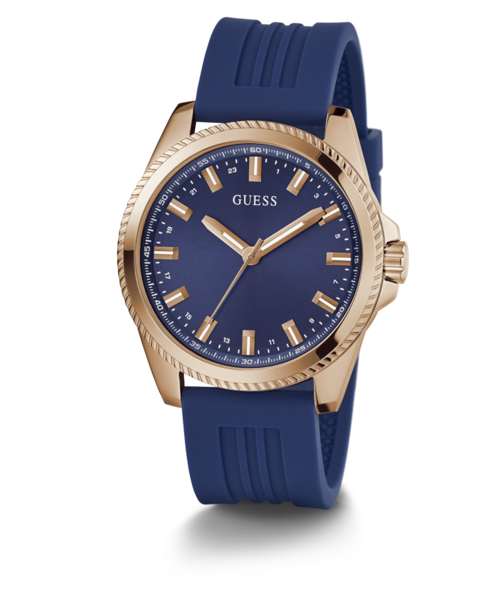 Reloj Guess Hombre Champ. Silicona Azul GW0639G3 - Imagen 2