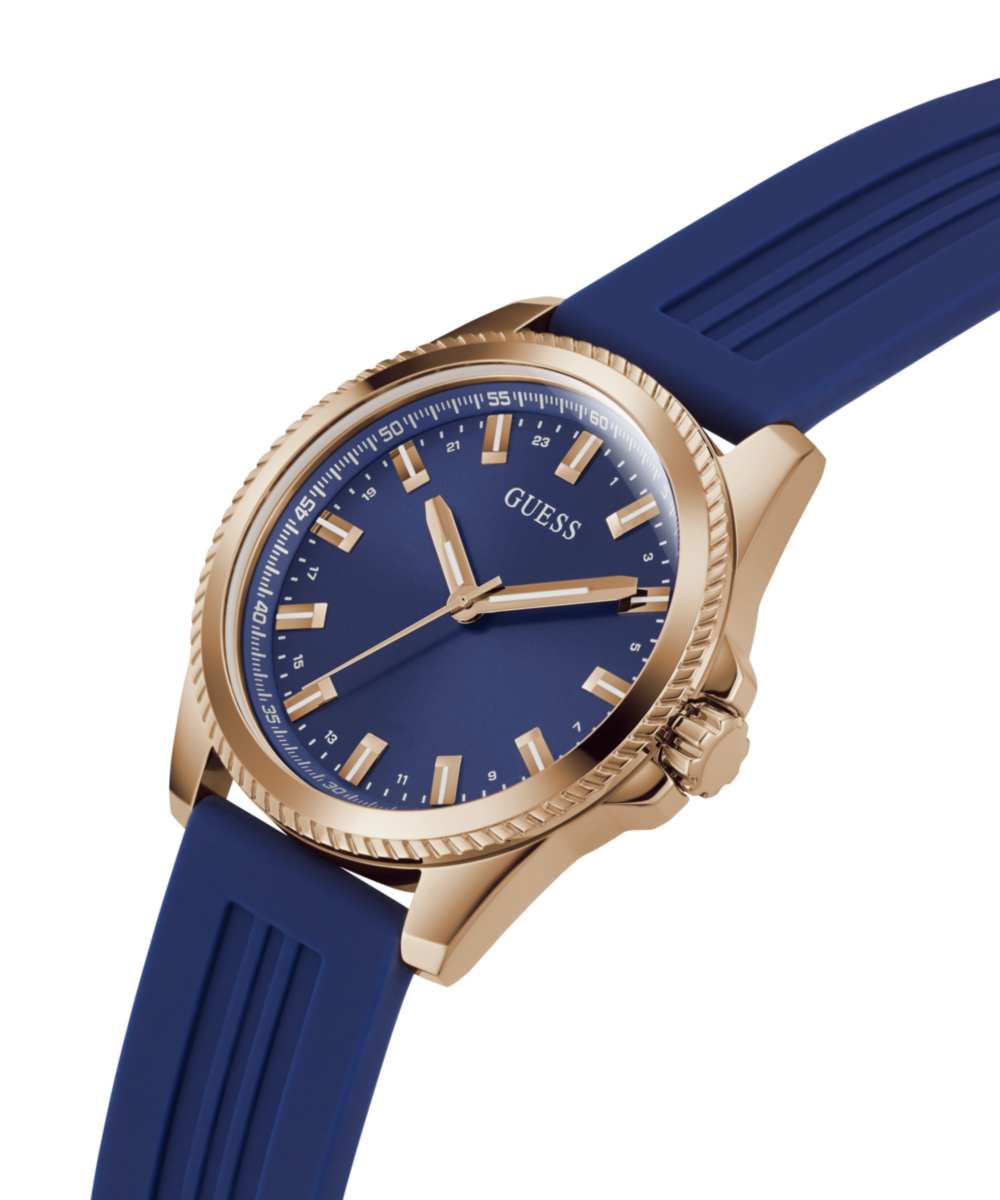 Reloj Guess Hombre Champ. Silicona Azul GW0639G3 - Imagen 3