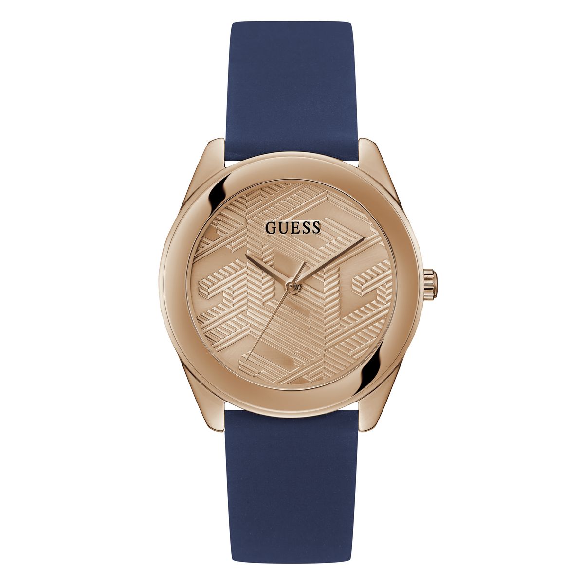 Reloj Guess Mujer Cubed. Silicona Azul GW0665L2