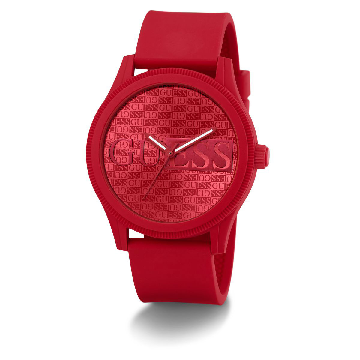 Reloj Guess Hombre Reputation. Silicona Rojo GW0780G2 - Imagen 2