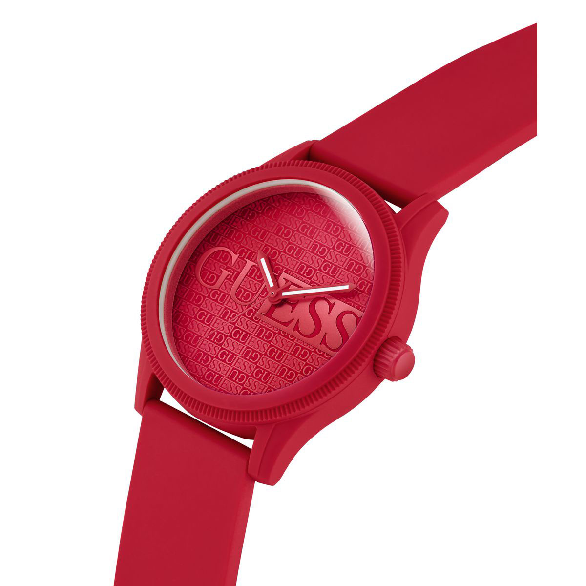 Reloj Guess Hombre Reputation. Silicona Rojo GW0780G2 - Imagen 3
