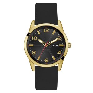 Reloj Guess Hombre Monte. Silicona Negro GW0805G2