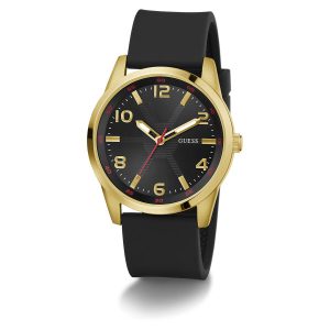 Reloj Guess Hombre Monte. Silicona Negro GW0805G2