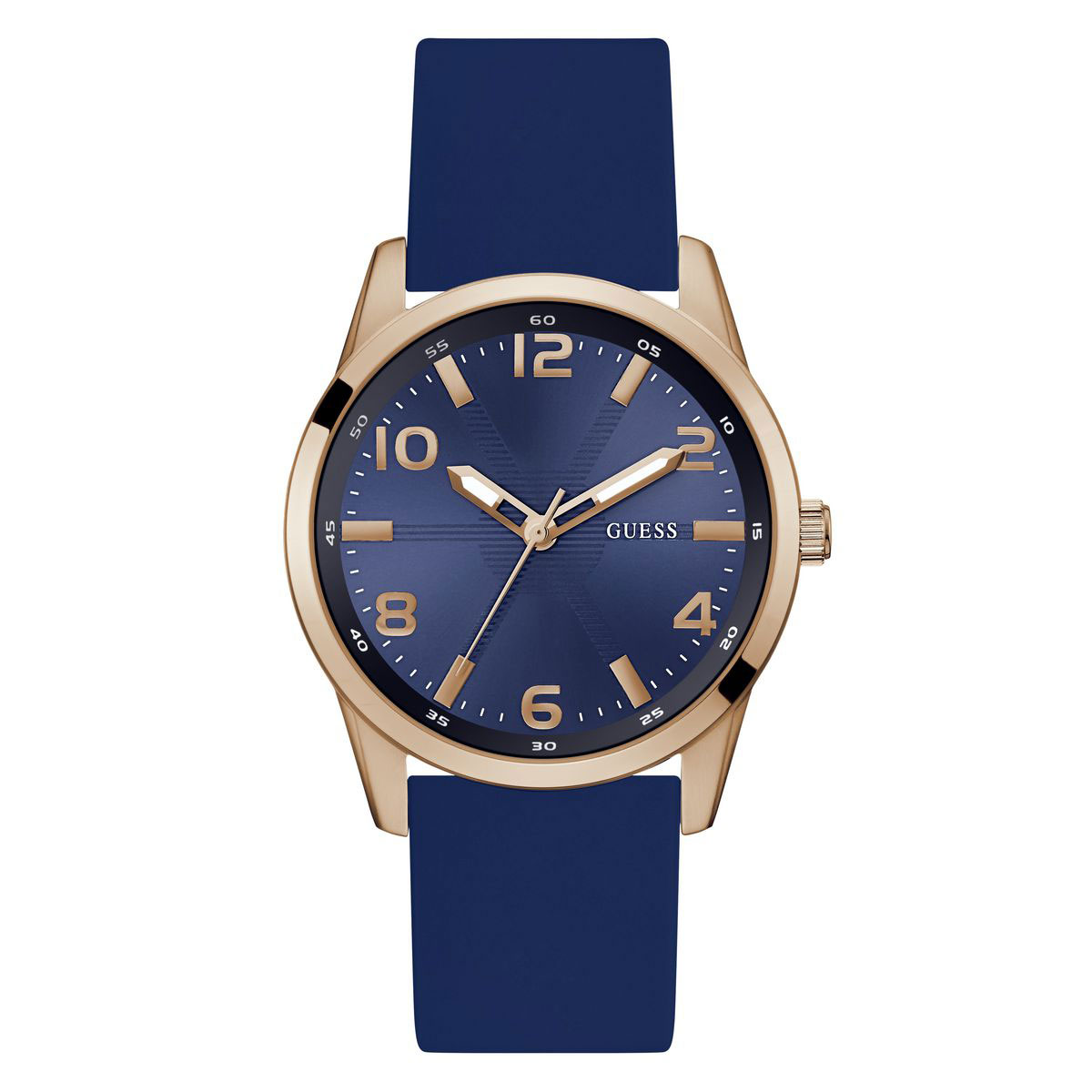 Reloj Guess Hombre Monte. Silicona Azul GW0805G3