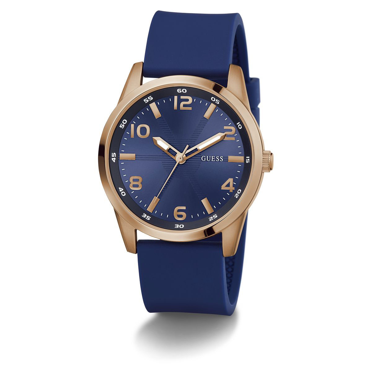 Reloj Guess Hombre Monte. Silicona Azul GW0805G3 - Imagen 2