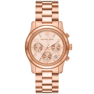 Reloj Michael Kors Mujer Runway. Acero Inoxidable Oro Rosa MK7324
