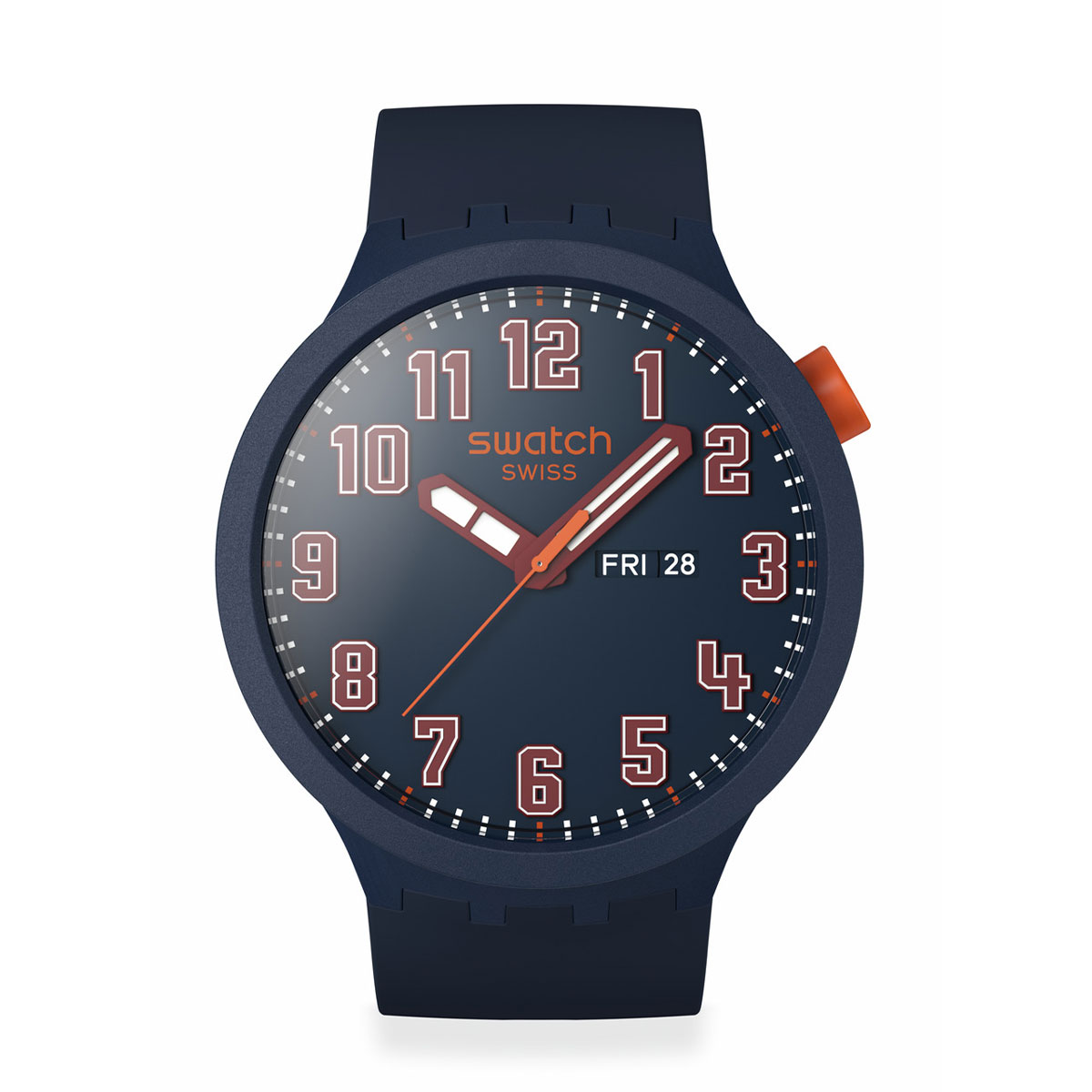 Reloj Swatch Unisex Essentially Confident. Silicona Azul SB01S700