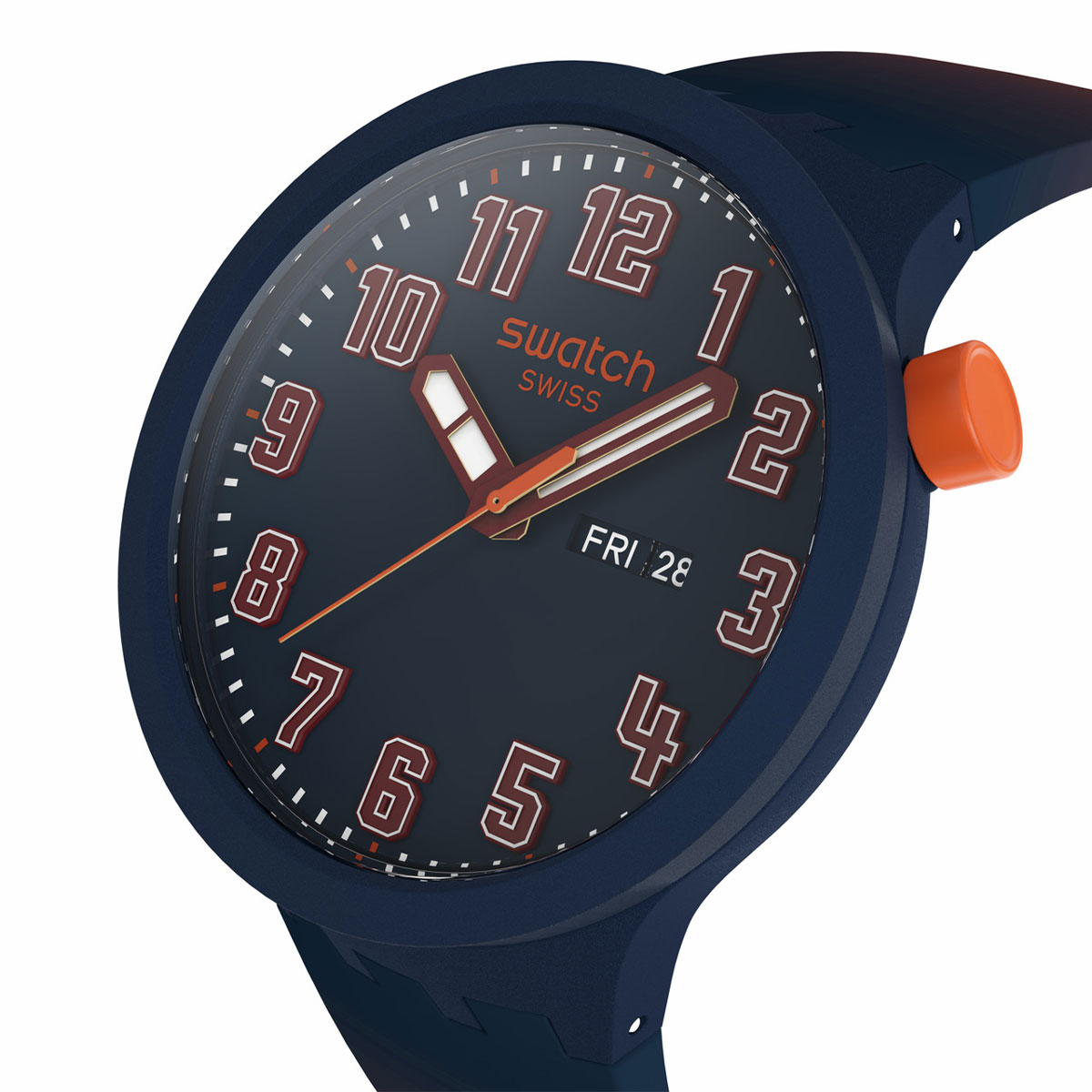 Reloj Swatch Unisex Essentially Confident. Silicona Azul SB01S700 - Imagen 2