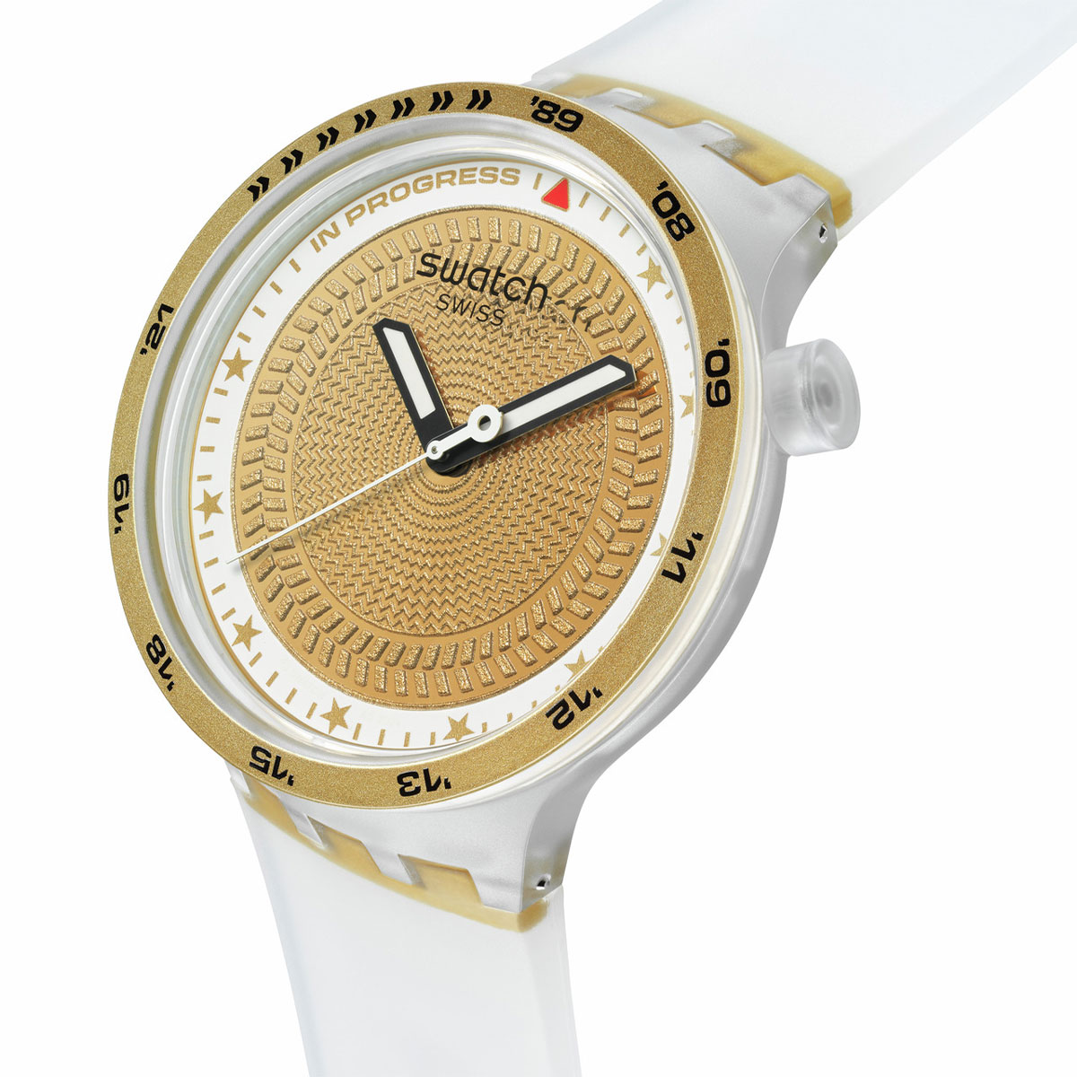 Reloj Swatch Unisex G-Turn. Silicona Blanco SB05K105 - Imagen 2