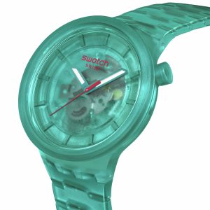 Reloj Swatch Unisex Turquoise Joy. Plástico Verde SB05L101