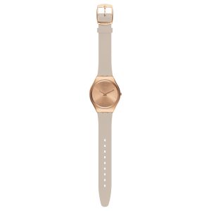 Reloj Swatch Unisex Skinrosee. Silicona Rosa SYXG101