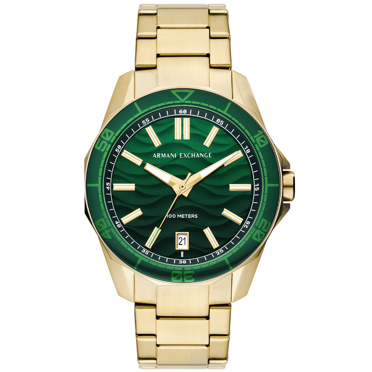 Reloj Armani Exchange Hombre Spencer. Acero Inoxidable Dorado AX1951