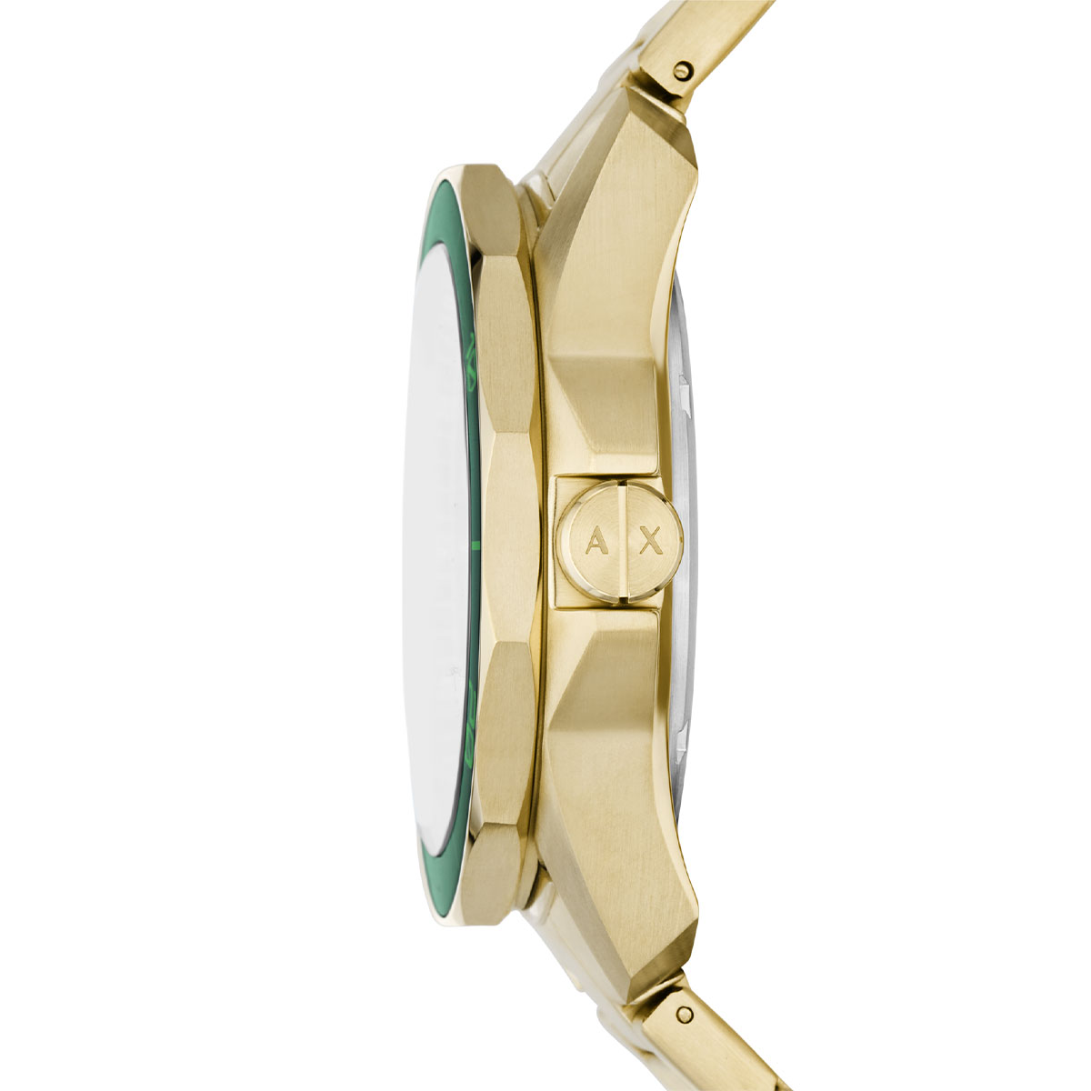 Reloj Armani Exchange Hombre Spencer. Acero Inoxidable Dorado AX1951 - Imagen 2