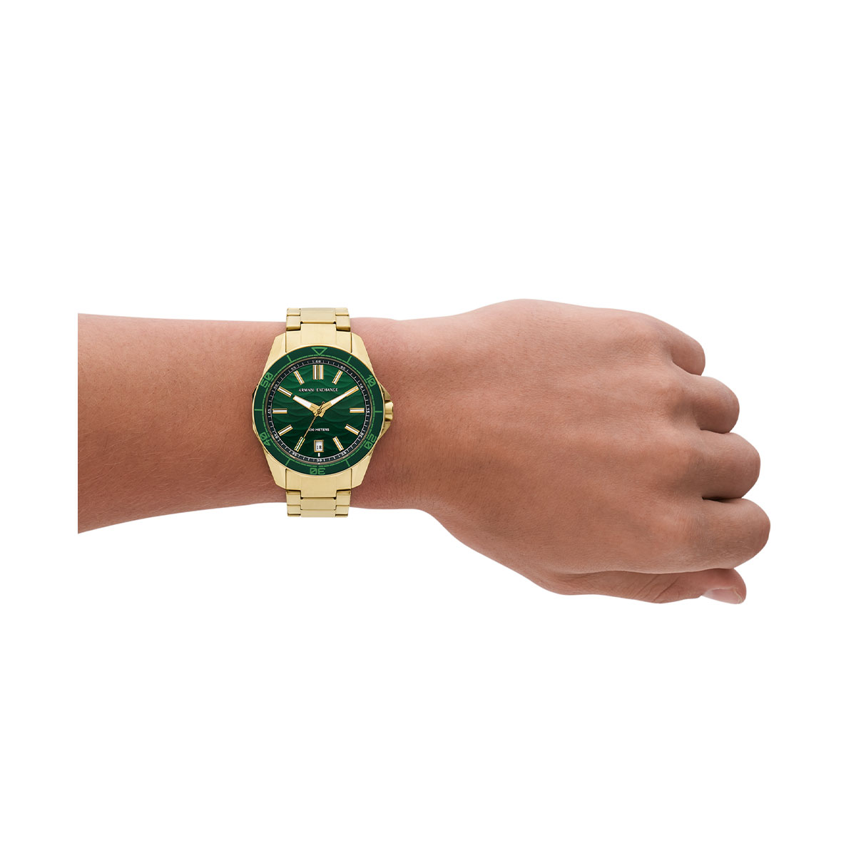 Reloj Armani Exchange Hombre Spencer. Acero Inoxidable Dorado AX1951 - Imagen 4