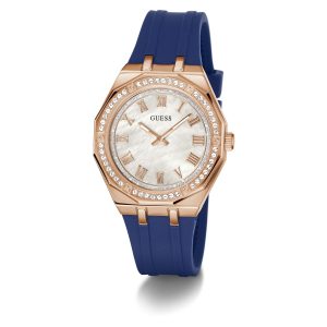 Reloj Guess Mujer Desire. Silicona Azul GW0872L3
