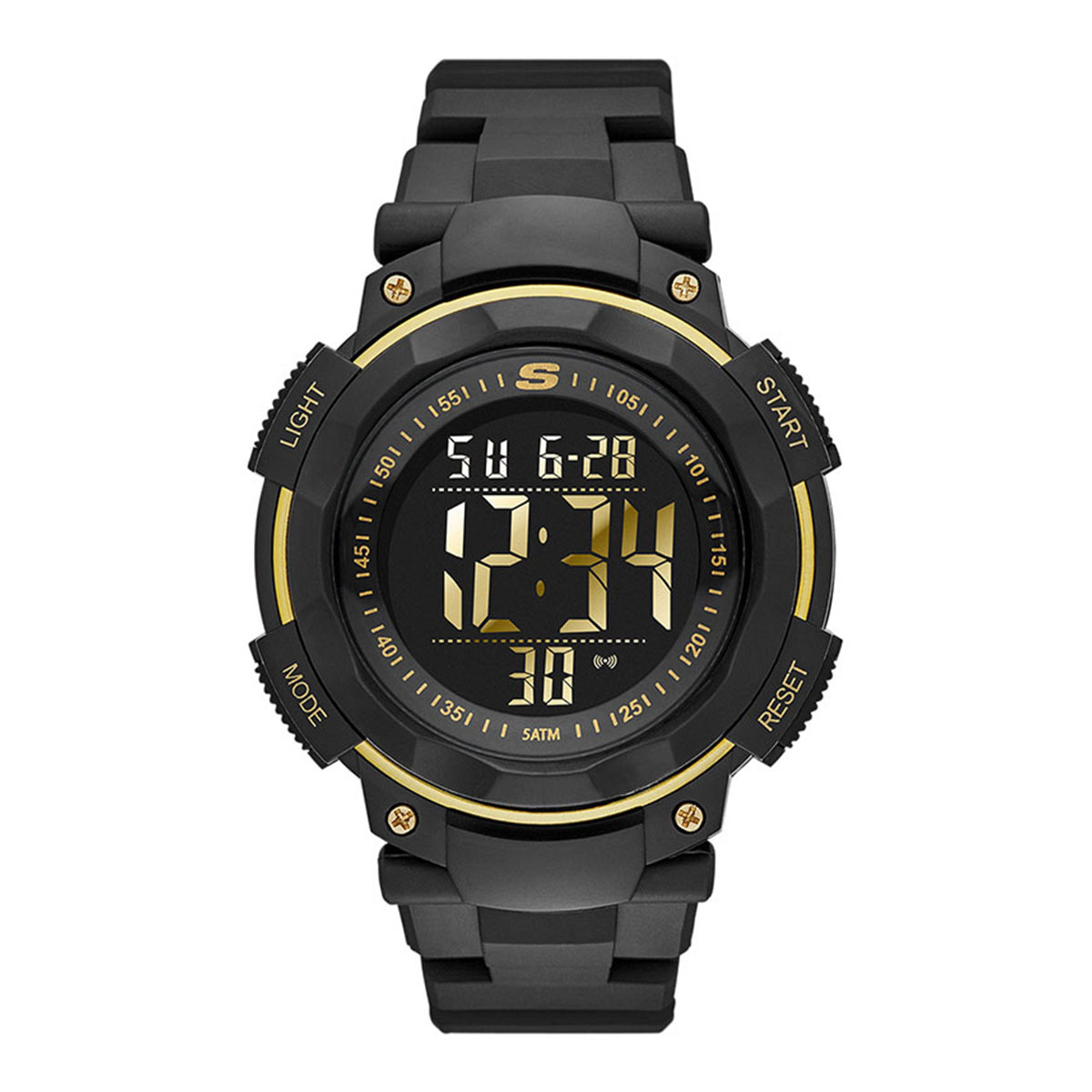 Reloj Skechers Hombre Ruhland. Policarbonato Negro SR1019