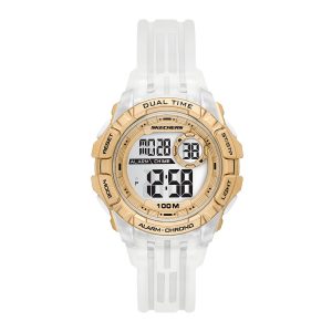 Reloj Skechers Mujer Sunnyglen. Poliuretano Transparente SR2143