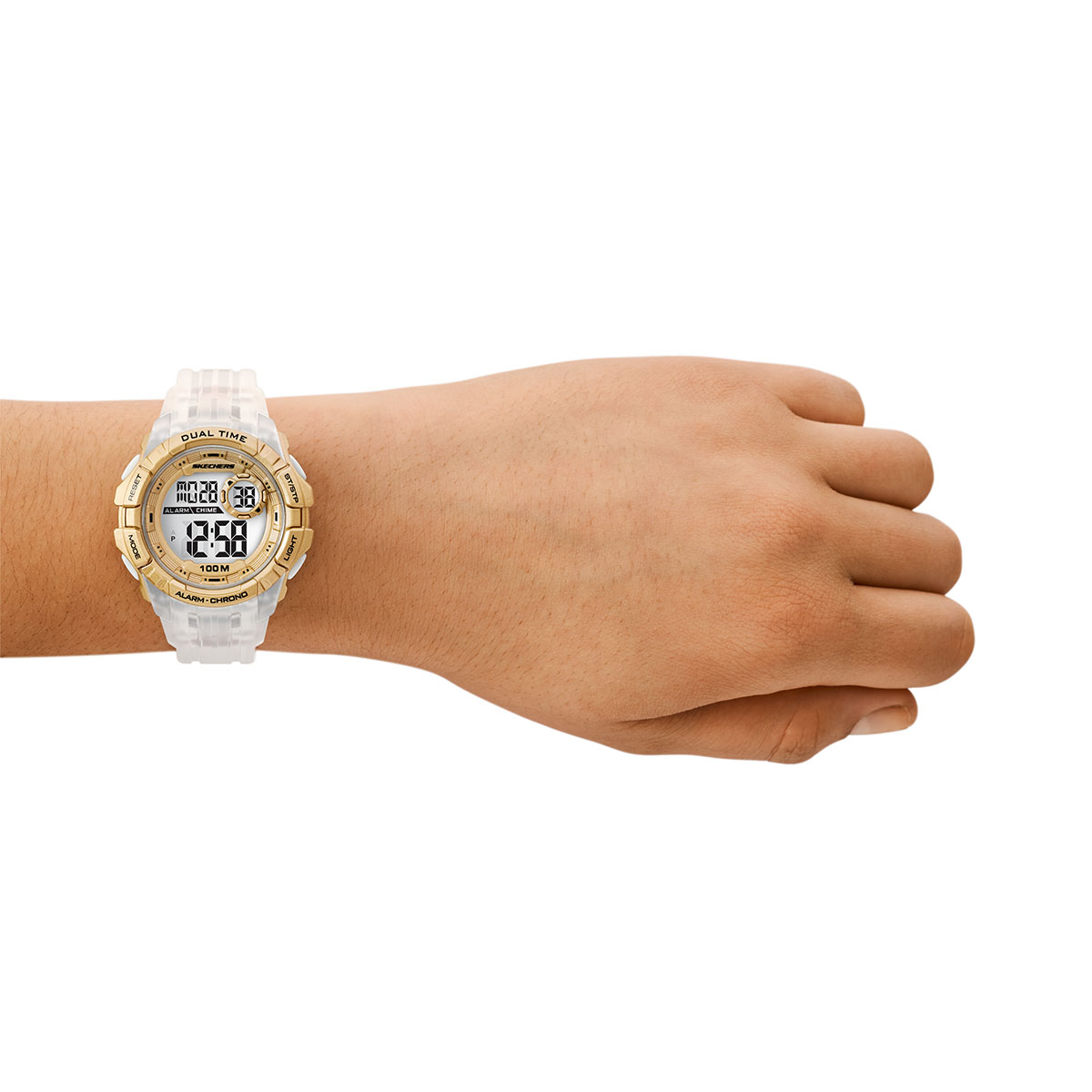 Reloj Skechers Mujer Sunnyglen. Poliuretano Transparente SR2143 - Imagen 3