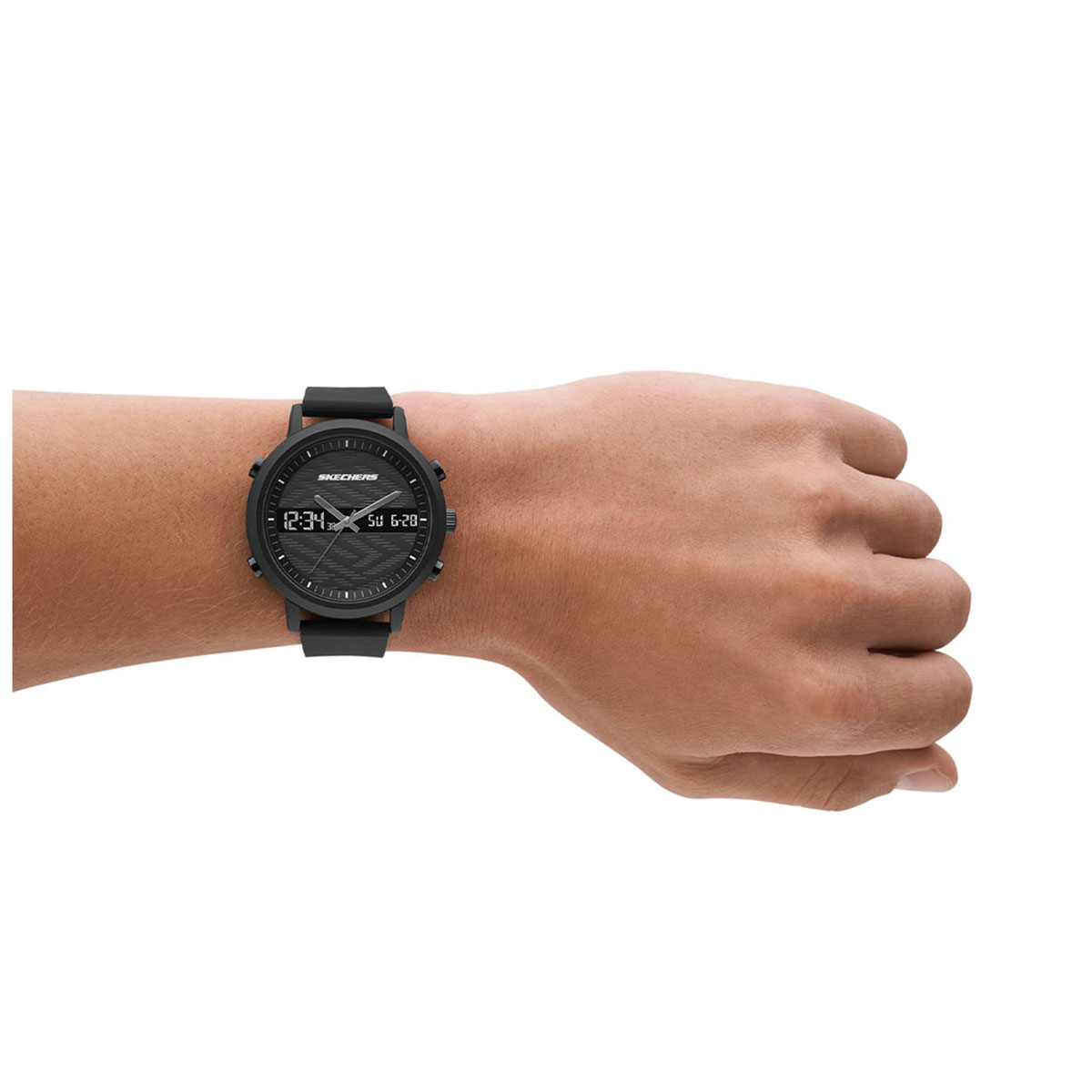 Reloj Skechers Hombre Lawndale. Silicona Negro SR5071 - Imagen 3