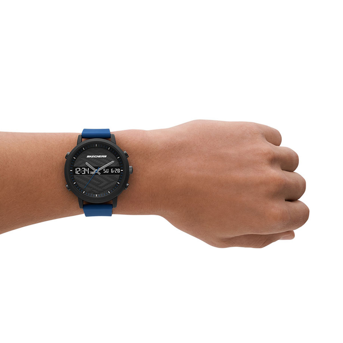 Reloj Skechers Hombre Lawndale. Silicona Azul SR5072 - Imagen 3