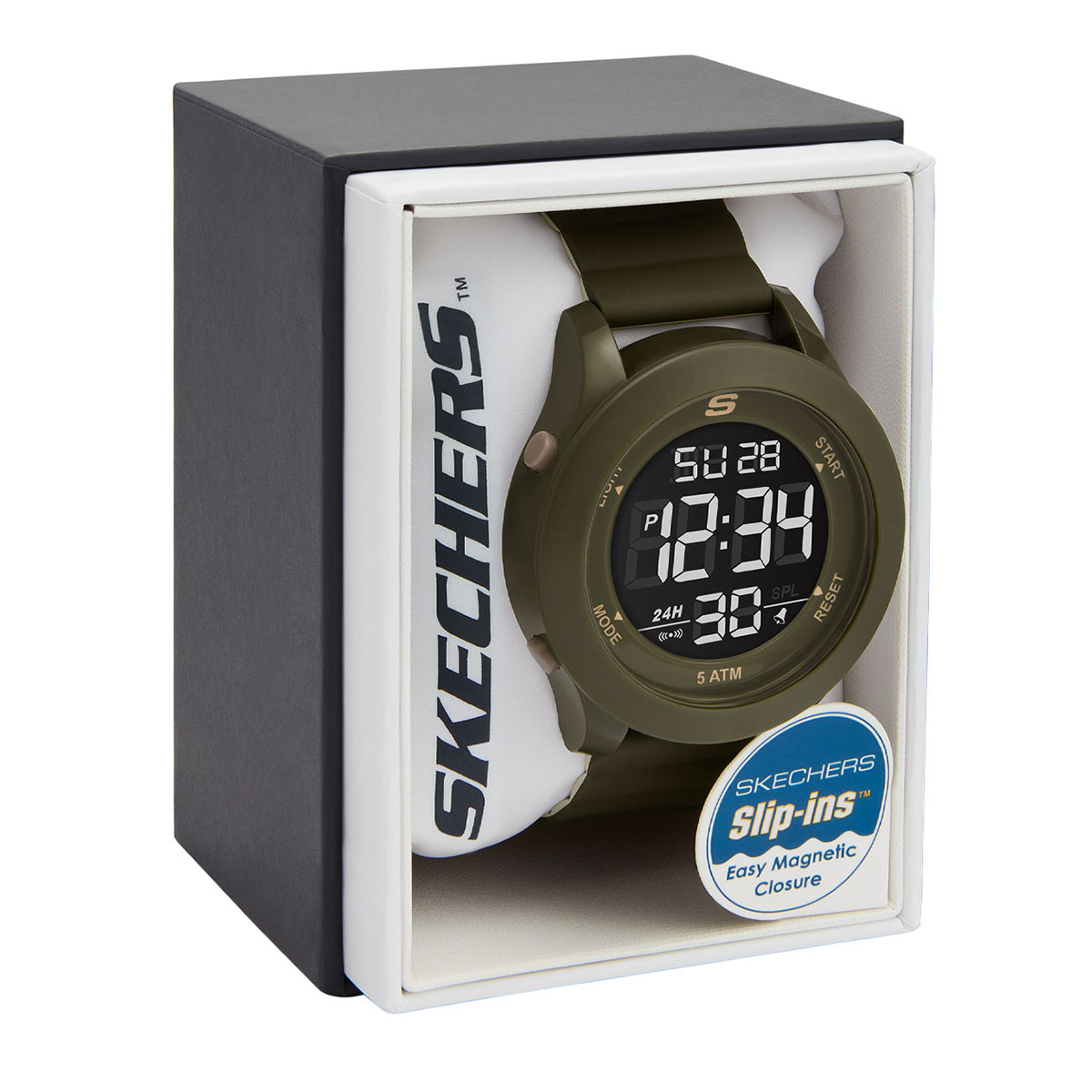 Reloj Skechers Hombre Slip-Ins Rosencrans. Policarbonato Verde SR5223 - Imagen 4