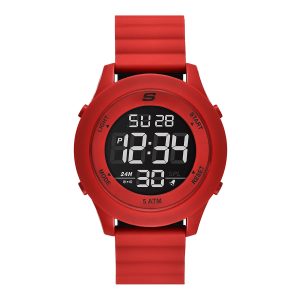 Reloj Skechers Hombre Rosencrans. Silicona Rojo SR5247