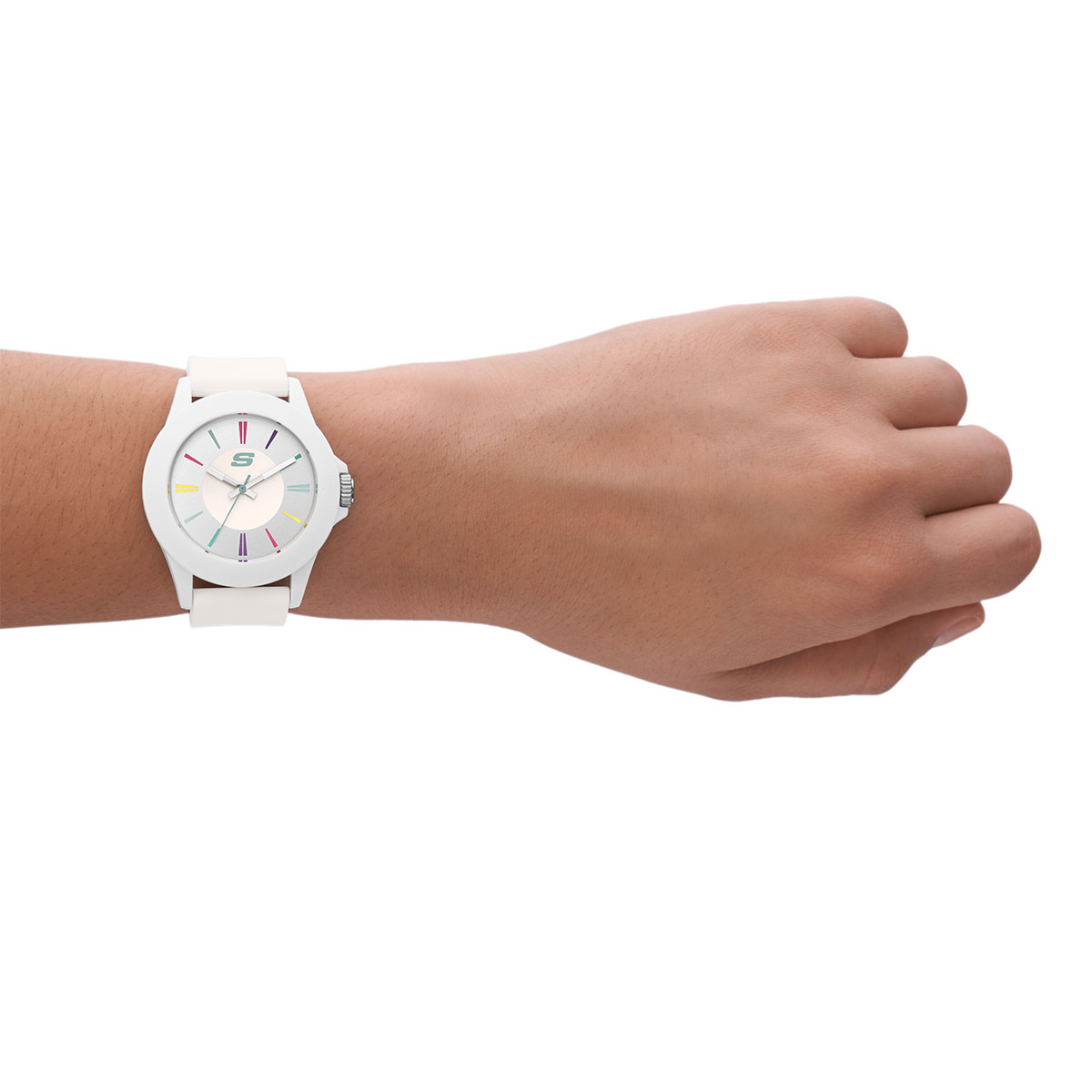 Reloj Skechers Mujer Rosencrans. Silicona Blanco SR6080 - Imagen 3