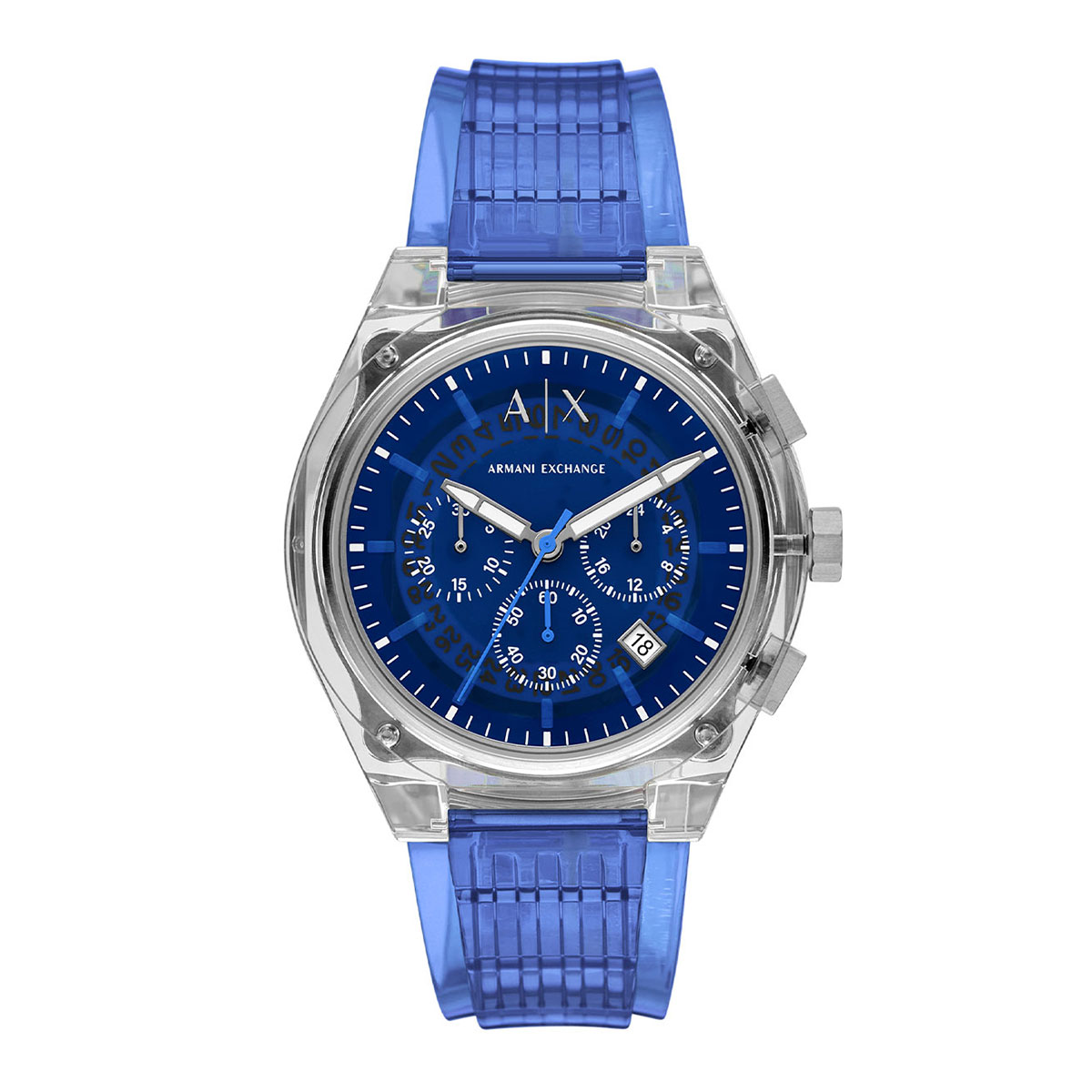 Reloj Armani Exchange Hombre Sync. Poliuretano Azul AX4166