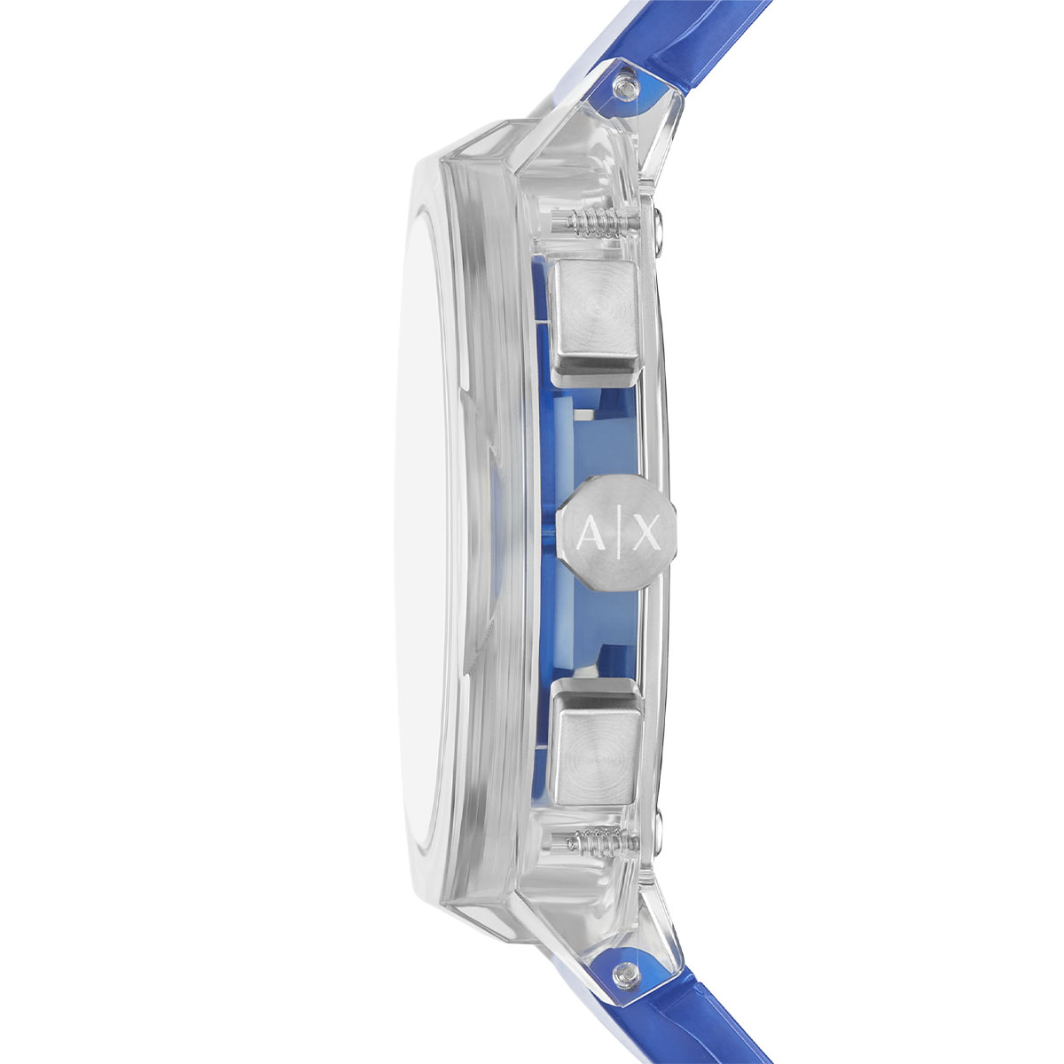 Reloj Armani Exchange Hombre Sync. Poliuretano Azul AX4166 - Imagen 2