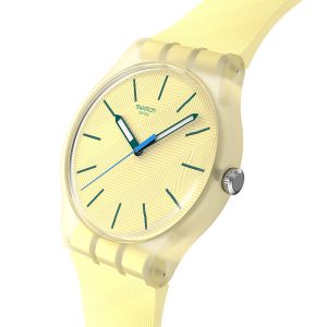 Reloj Swatch Unisex Citrus Tilt. Silicona Amarillo SO29J102