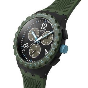 Reloj Swatch Unisex Olive Rush. Silicona Verde SUSB421