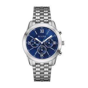 Reloj Bulova Hombre Classics. Acero Inoxidable Plateado 96A174