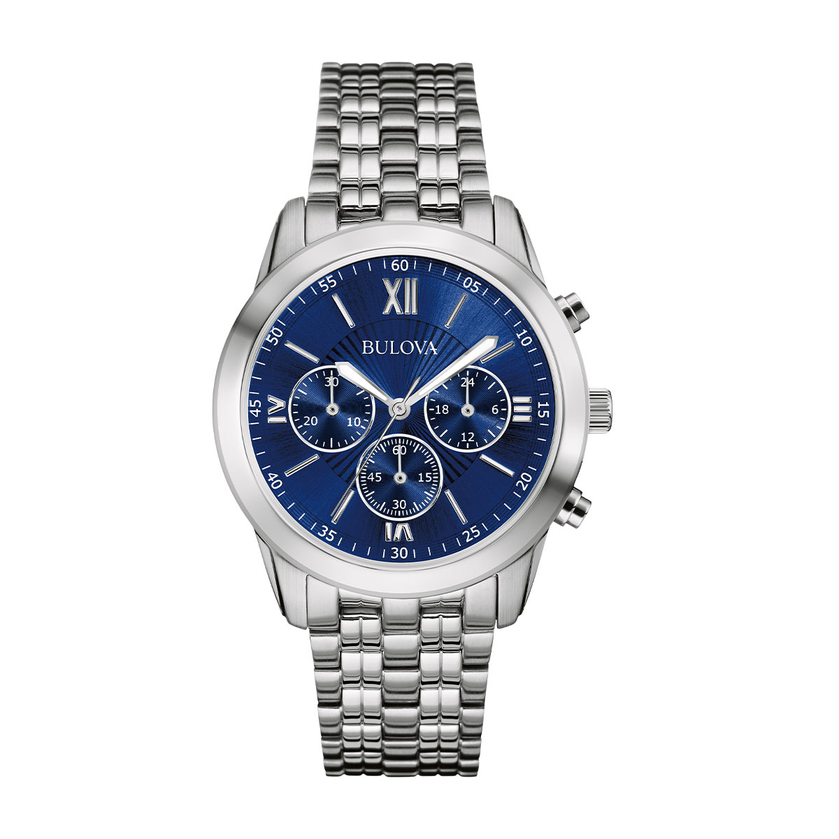 Reloj Bulova Hombre Classics. Acero Inoxidable Plateado 96A174