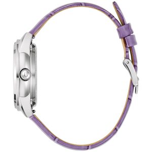 Reloj Bulova Mujer Sutton. Cuero Morado 96L339